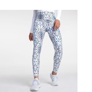 NWT CALIA Cold Dash Leggings Folklore Print Sz XL $98